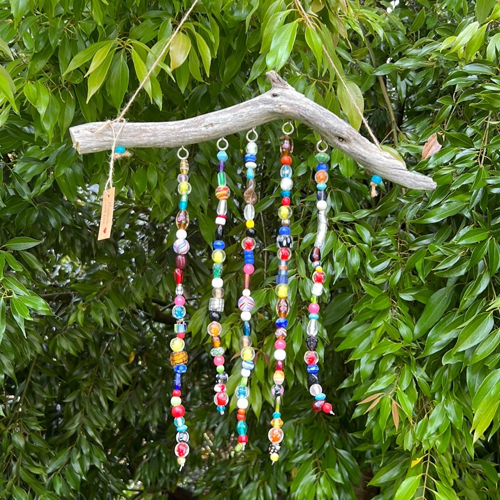 Driftwood India glass bead Sun-Catcher 🌞